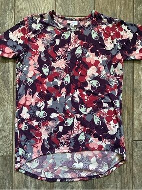 Lularoe Disney Maleficent Girls Shirt Size 10